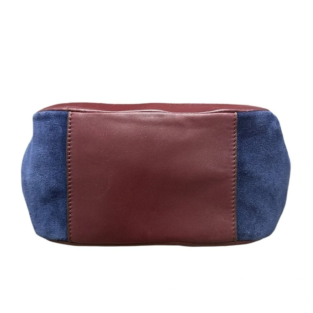 Coach Park Mini Leather Suede Satchel Color Block Quilted #F49865 New With Tags - Picture 10 of 16